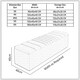 image 3 of Safar 137cm Large Ottoman Storage Box - Naples Shoes Bench - Beige Lined Upholstery Blanket Storage Box