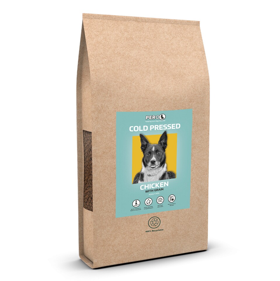 image 1 of Pero Cold Pressed Dog Food - Chicken with Wholesome Grains | Brown | 5kg | Chicken | 1