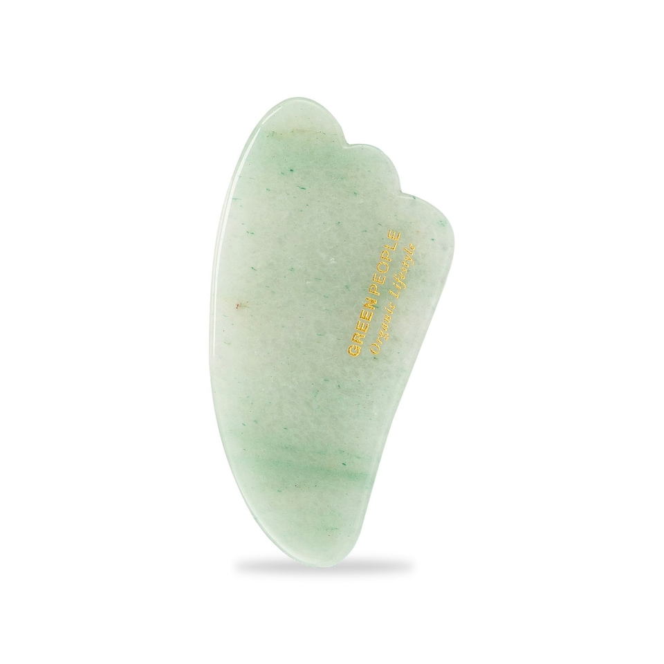 image 1 of Green People Jade Gua Sha Massage Tool Sensitive Skin