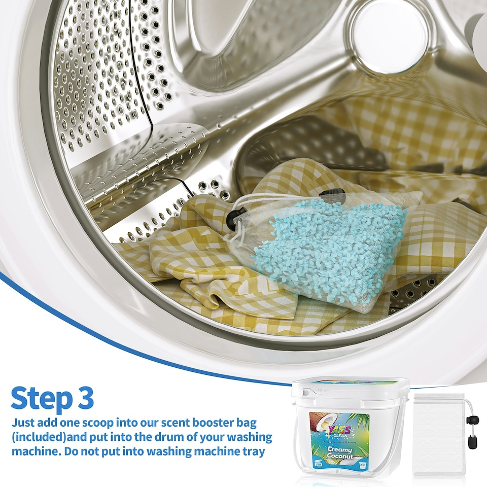image 1 of Yass Clean Laundry Scent Boosters Sea Breeze Scented Washing Beads 2.5L 1.8KG