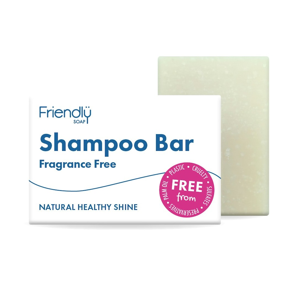 image 1 of Friendly Soap - Natural Shampoo Bar - Fragrance-free - 95g