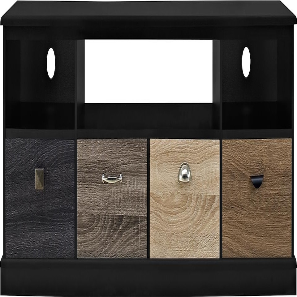 image 1 of Mercer TV-console in multicolour with drawers 1773196PCOMUK Black | Black