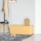 image 1 of HOMCOM Storage Chest With Lid, 113L Storage Box, Burlywood