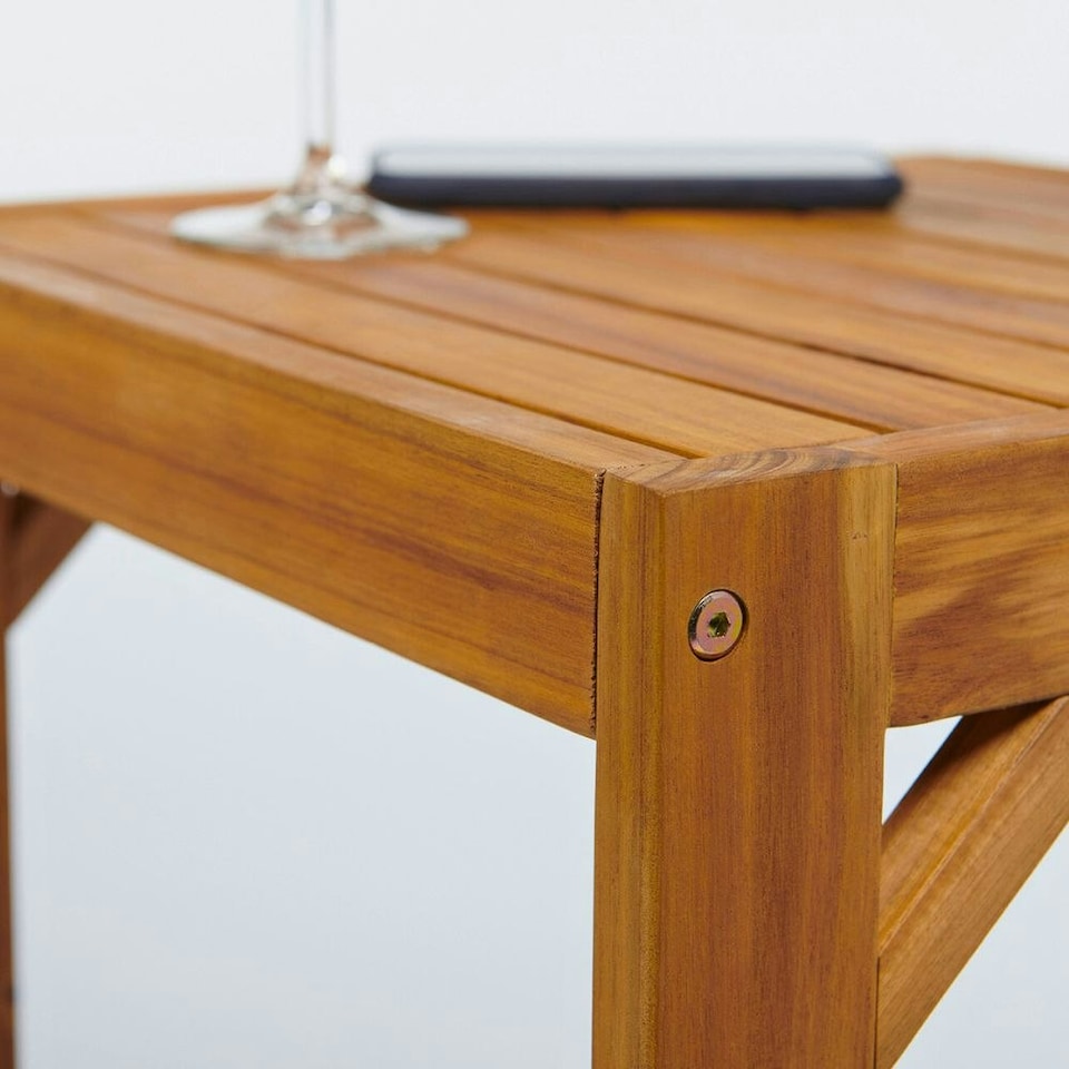 image 1 of Outdoor Side Table – FSC-Certified Acacia Hardwood Brown | Natural