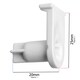 image 2 of SPARES2GO Door Hinge Support Socket for Bosch fits Neff Fridge Freezer (Pack of 2, White) White