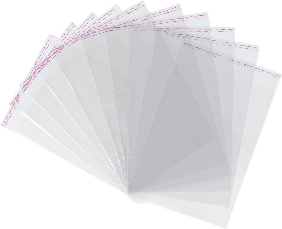 image 1 of Pack of 100 17x26cm OPP Bags