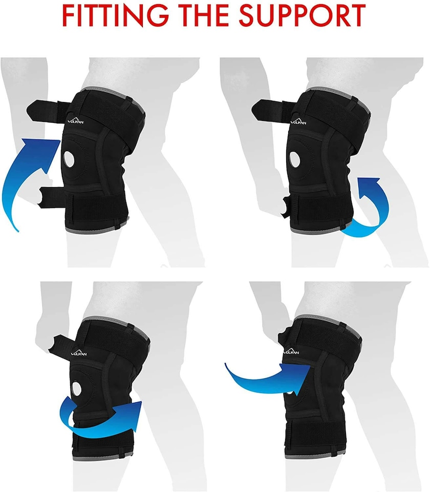 image 1 of Vulkan Classic Stabilised Knee Support | Black | S