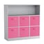Grey & Dark Pink