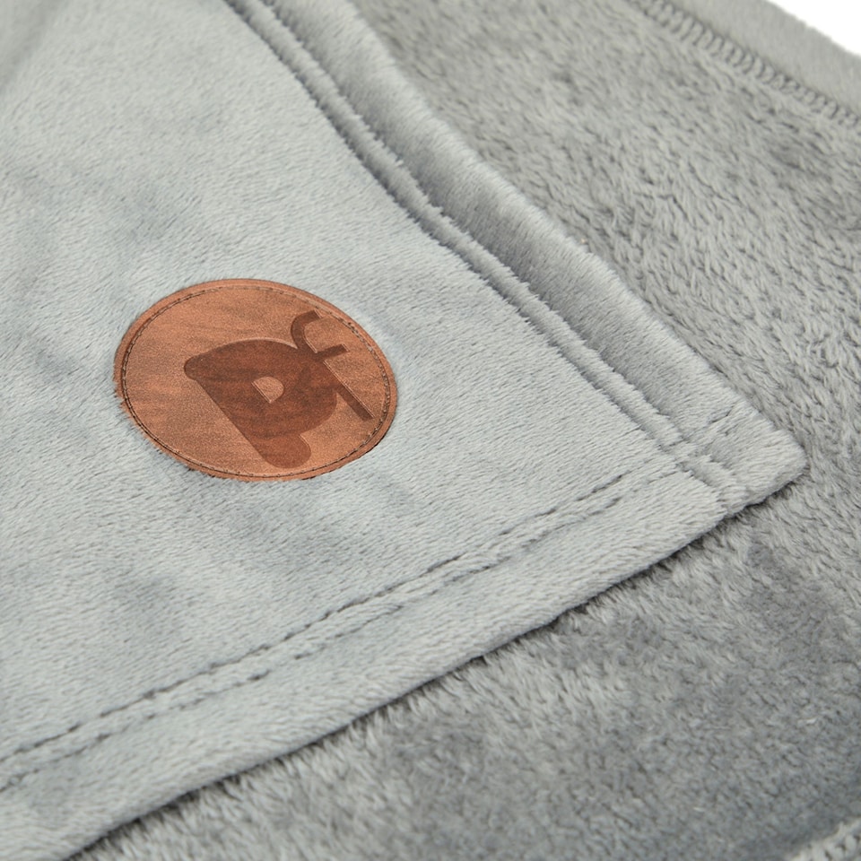 image 1 of PETFACE GREY MICROFLEECE PET COMFORTER BLANKET