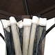 image 8 of Outsunny 3 x 3(m) Hardtop Gazebo Canopy with Mosquito Netting and Curtains