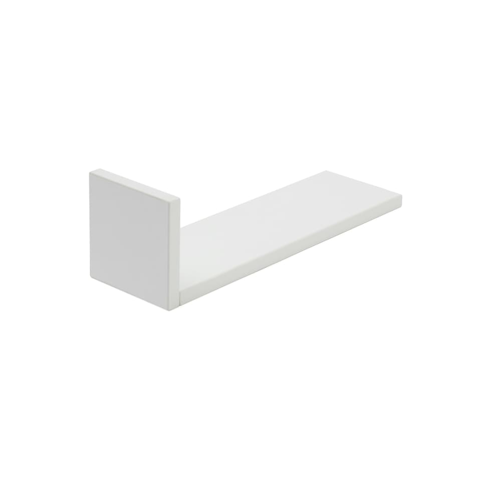 image 1 of Tutti Bambini Set of Three L-Shaped Wall Shelves - White