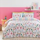 image 1 of Fusion Tropical Flamingo Duvet Cover Set Pink