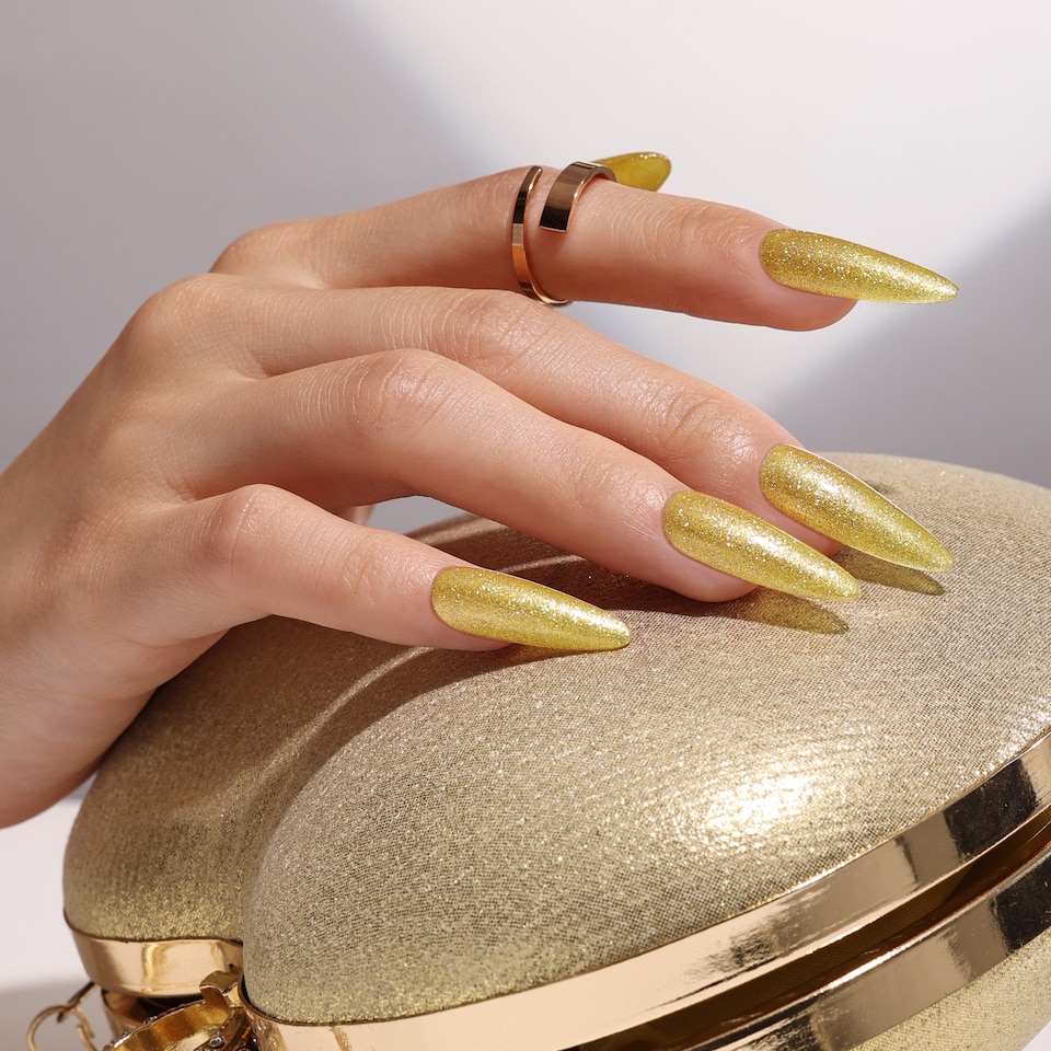 image 1 of Bluesky Gold Gel Polish - Ancient Gold 10ml | Gold | Ancient Gold | 10[en_GB] milliliter