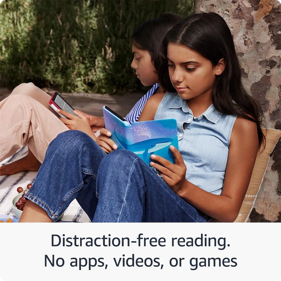 image 1 of Amazon Kindle Kids Edition (2024) eReader 16GB, 6 Inch - Unicorn Valley | Pink | 1