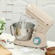 image 9 of HOMCOM Stand Mixer, 4.5L Food Mixer for Baking, 6 Speeds and Pulse Setting, 1300W Cake Electric Whisk with Dough Hook, Whisk, Stainless Steel Bowl, Splash Guard, Beater, Beige