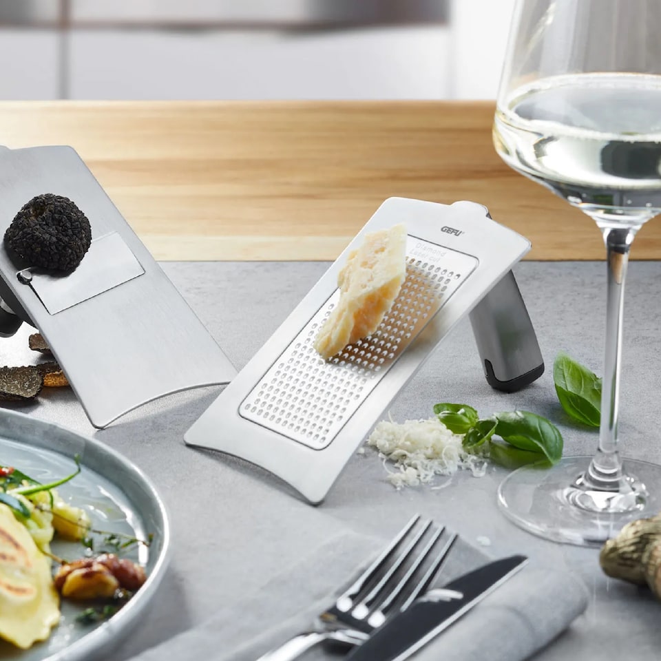 image 1 of GEFU Formaggio Ergonomic Parmesan & Hard Cheese Grater