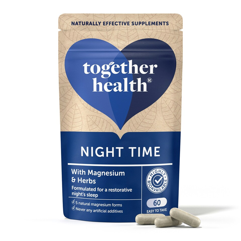 image 1 of Together Health Night Time- Magnesium & Herbal Sleep Aid- 30 Capsules