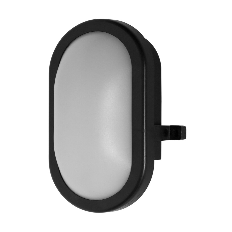 image 1 of OSRAM LED Bulkhead Wall Light Black 11W 4000K Black