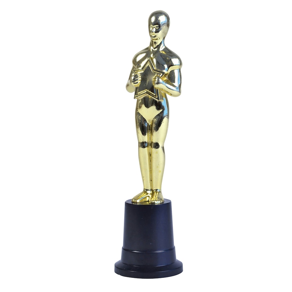 Bristol Novelty Movie Star Trophy - Gold/Black - One Size