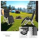 image 4 of Sun Lounger Cloud - folding, adjustable backrest and footrest | Black | black | One Size | 1
