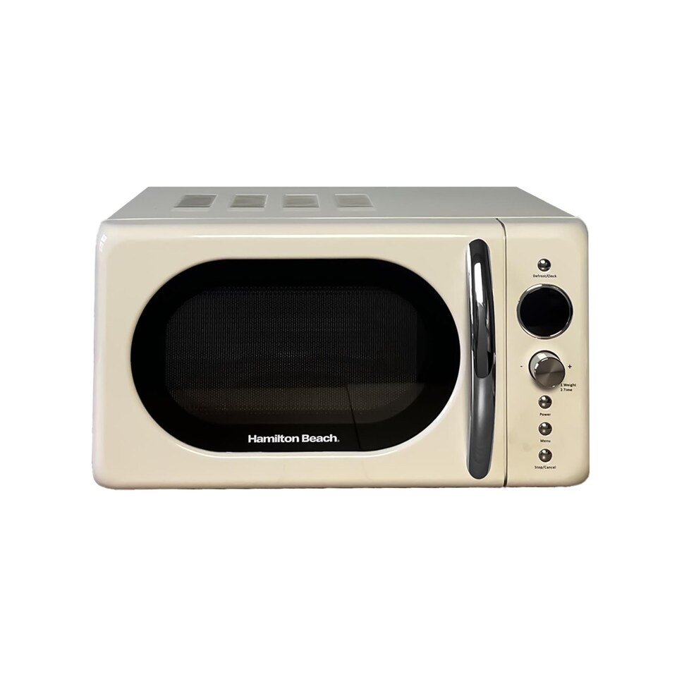 image 1 of Hamilton Beach 20L Retro Cream Microwave