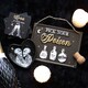 image 4 of Set of 4 Skeleton Party Coasters & Holder
