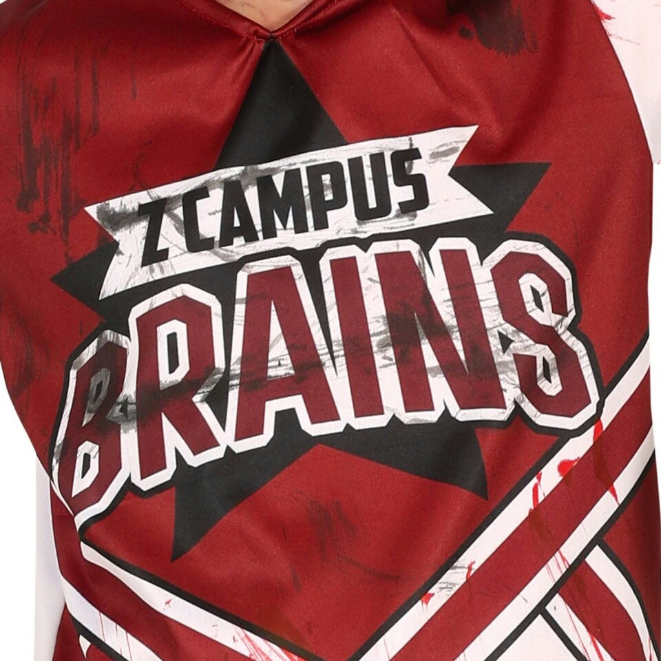 image 1 of Fancy Dress Child Zombie Quarterback Red White - 10-12 Years