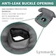 image 4 of Lynmark 2x Potty Training Car Seat Protector Cover with Middle Buckle Hole | Grey | Grey | 2