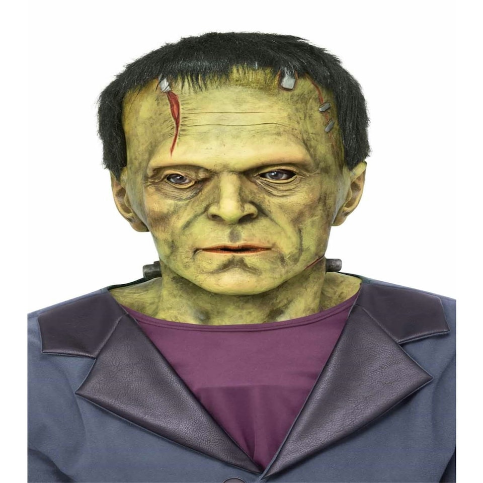 Universal Monsters Frankenstein Latex Mask - Masks - ADULT | Multi