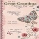 image 1 of Great Grandma Birthday - Beautiful Butterfly Flowers Thank You Card