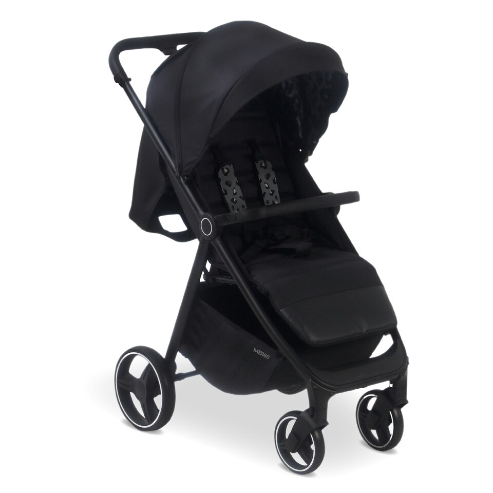 image 1 of MB160 Pushchair - Black Leopard