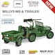 image 4 of Willys MB - COBI 2804 -  1580 brick Jeep model - Executive Edition