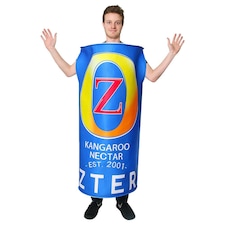 5 Ozters Beer Can Costume Blue | One Size