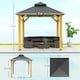 image 3 of Outsunny 3x(3)M Double-Tier Hardtop Gazebo, Outdoor Patio Shelter