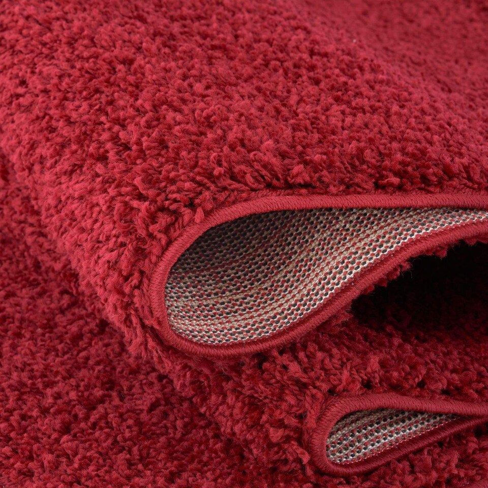 image 1 of The Rugs Myshaggy Collection Plain Soft High Pile Shaggy Floor Rugs and Runners Living Room Bedroom