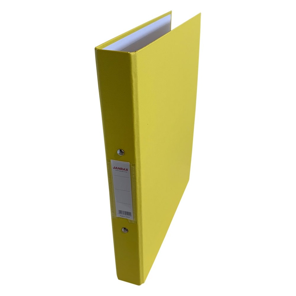 image 1 of A4 Yellow Paper Over Board Ring Binder by Janrax
