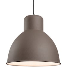 Riva 1 Light Ceiling Pendant Bar Concrete, E27