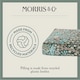 image 5 of Morris & Co Blackthorn Print Dog Mattress Bed - Large Green | L