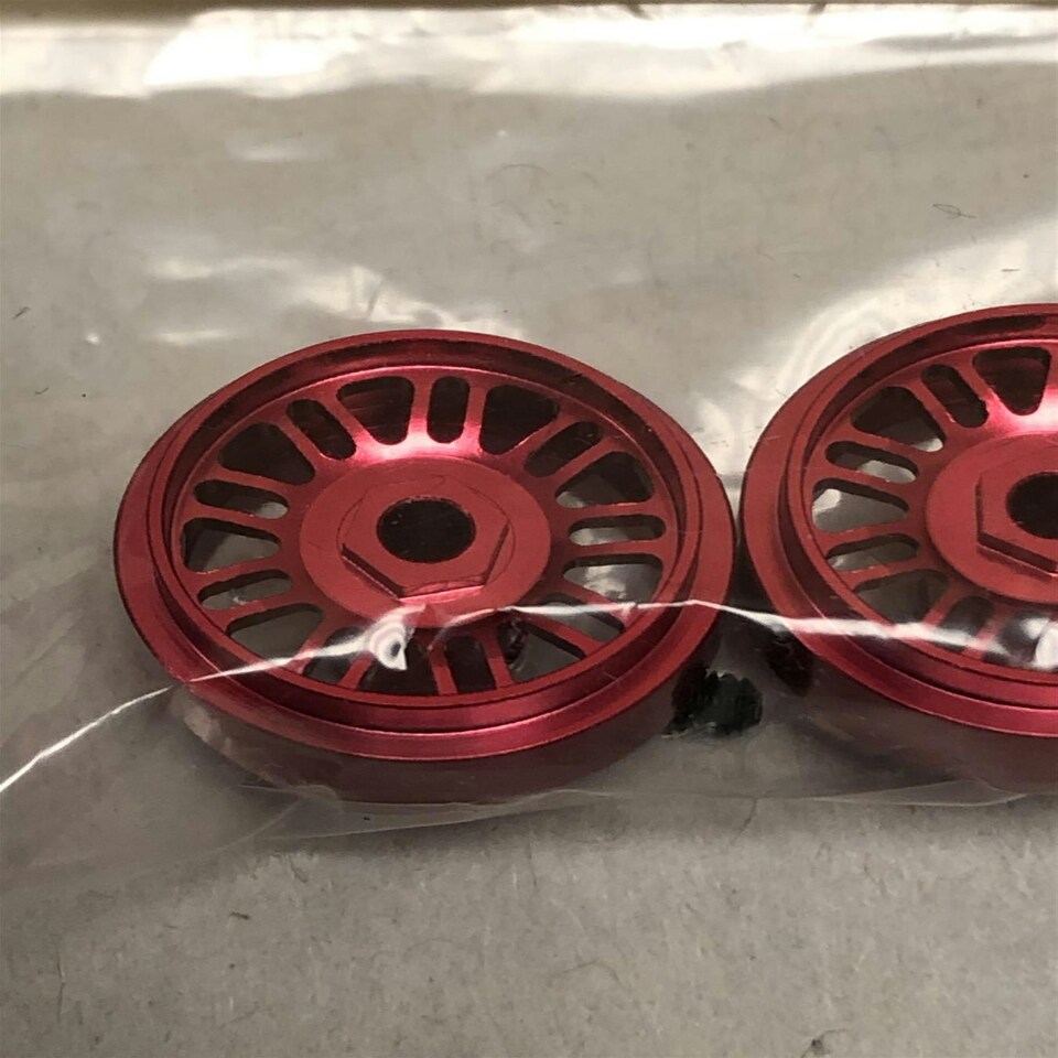 image 1 of Staffs Aluminium BBS Style Wheels in Red 16.9x10mm STAFFS43