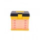 image 3 of Oypla 4 Drawer Storage Organiser Utility Tool Box Case Garage Shed Yellow