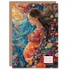 image 1 of Pregnant Woman Be Abstract Floral Wave New Baby Her Card