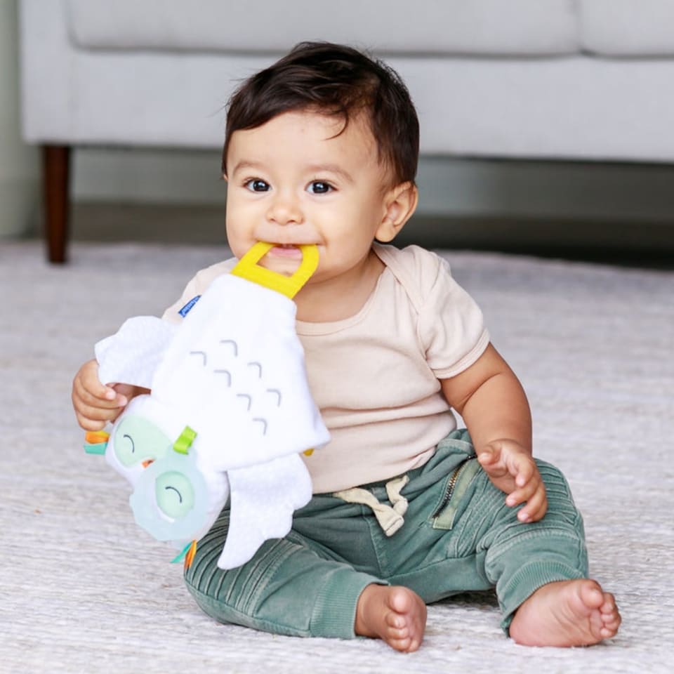 image 1 of Infantino Glow-In-The-Dark Cuddly Pal With Teether