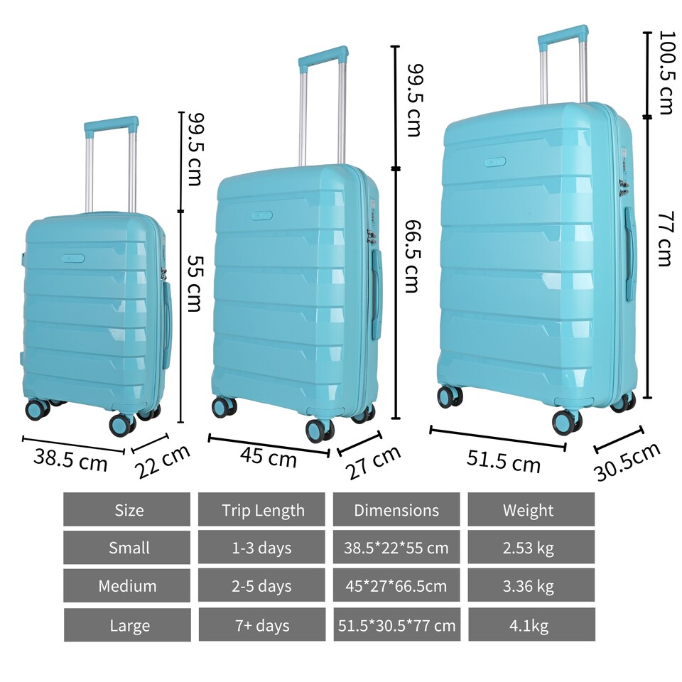 image 1 of Medium Suitcase 24’ Inch Hard Shell Checked Luggage - Lightweight & Durable, USB Charging Port, Secure TSA Lock, Dual Spinner Wheels