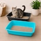 image 2 of Medium Cat Litter Tray Plastic Pet Toilet Kitten Rabbit Training Litter Box 40cm