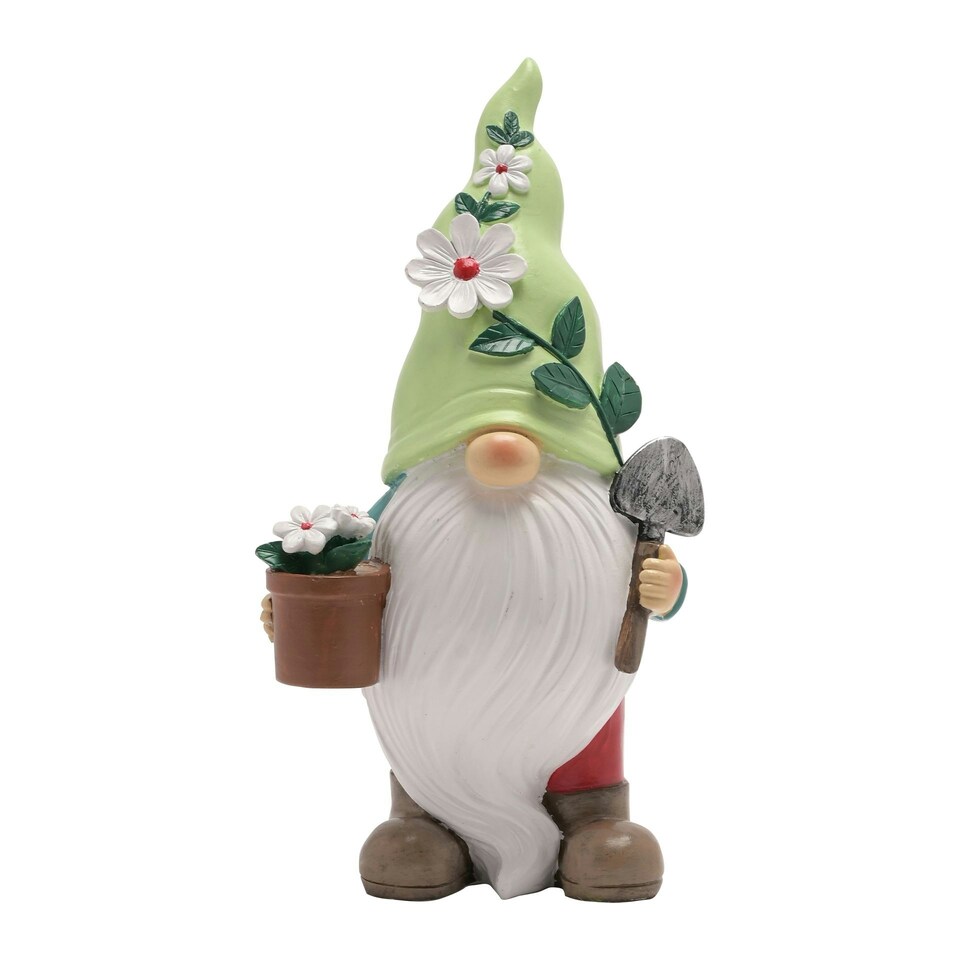 image 1 of Country Living Flower Gonk with Pot Figurine