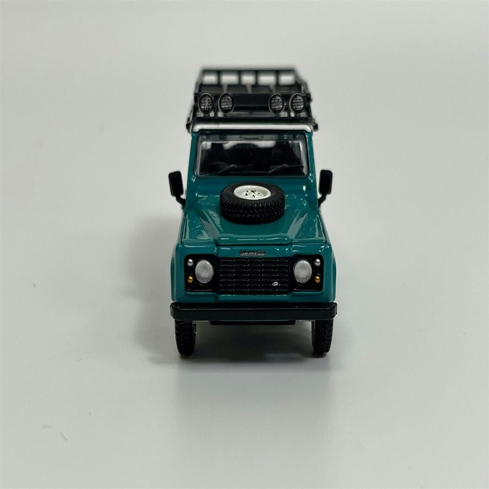 image 1 of Land Rover Defender 110 1985 County Station Wagon Green RHD 1:64 Mini GT MGT00590R