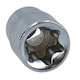 image 5 of 3/8" Drive Female Torx Star E Shallow Sockets E4 - E20 12pc Set On A Rail
