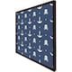 image 3 of Anchor with skull & bones (Picutre Frame) Grey | L