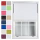 image 4 of FURNISHED Thermal Blackout Roller Blinds with Glitter Edge - (W)115cm x (L)210cm | White | White | (W) 115cm x (L) 210cm