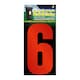 image 3 of Rowan 6 Reflective Bin Number - Red - One Size